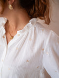 COLLIER DORÉ ANNEAUX