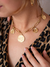 COLLIER DORÉ MÉDAILLES