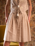 SHORT À RAYURE LIN ISEULT