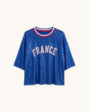 T-SHIRT SEQUINS FRANCE
