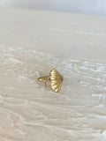 La bague Olivia dorée en acier inoxydable pour femme de chez Au Bonheur de Sophie