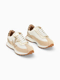 BASKETS IVOIRE ET BEIGE FAUSTINE