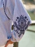 BLOUSE BLEUE BLENA