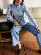 BLOUSE BLEUE GEORGIA