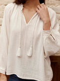 BLOUSE ÉCRUE BRISKA