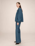 BLOUSE MEDIUM BLUE SALSA