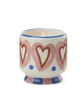 BOUGIE EN CÉRAMIQUE VANILLE ET BOIS DE ROSE