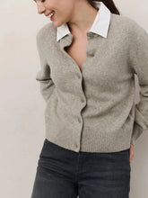 CARDIGAN BROWNISH GREY NOMI