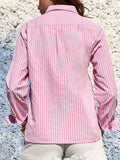 CHEMISE ÉCRUE ET ROSE CARLA