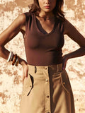DÉBARDEUR MARRON DILA