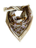 FOULARD EN LUREX CAMEL