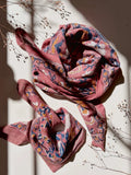 FOULARD DELHI POURPRE