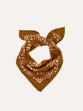 FOULARD GALATIE TABAC