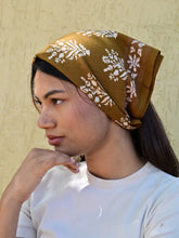 FOULARD GALATIE TABAC