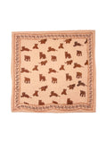 FOULARD TIGRE PÊCHE OSCAR