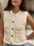 GILET ÉCRU MILANA