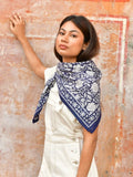 FOULARD ANTIOCHE BLEU MARINE