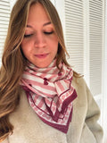 GRAND FOULARD CANDY CANE OSCAR