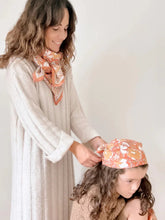 GRAND FOULARD COSMOS ROUILLE