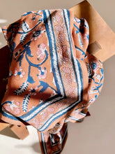 GRAND FOULARD DELHI ABRICOT