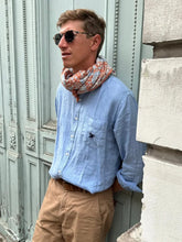 GRAND FOULARD DELHI CANNELLE