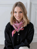 GRAND FOULARD DELHI CERISE