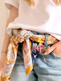 GRAND FOULARD DELHI SAFRAN