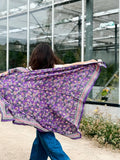 GRAND FOULARD DELHI VIOLETTE