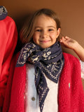 GRAND FOULARD MYSORE BANDANA MARINE