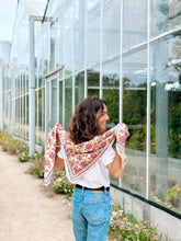 GRAND FOULARD PINK PONDICHERY