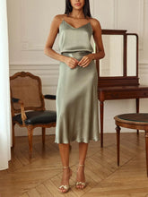 JUPE VERT AMANDE JILLY