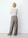 PANTALON À RAYURES ARDOISE