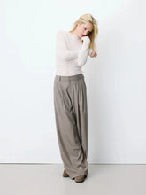 PANTALON À RAYURES ARDOISE