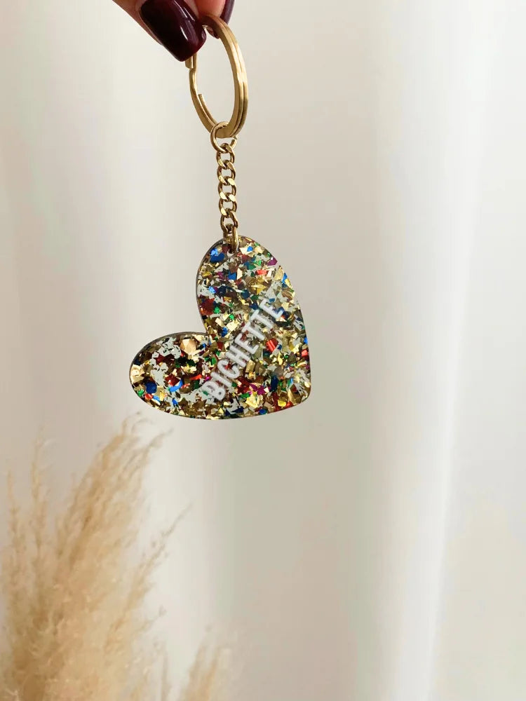Le porte clés or "bichette" de chez Au Bonheur de Sophie