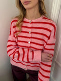 PULL ROSE ET ROUGE CALLA
