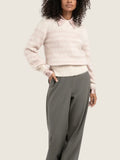 PULL SHADOW GRAY PINK DESSIN SOREN