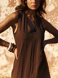 ROBE MARRON ROSANNA