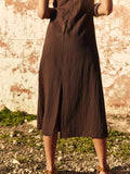 ROBE MARRON ROSANNA