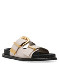 SANDALES ARCH SLIDE BONE ACTION LEATHER
