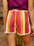 SHORT À RAYURES SONA