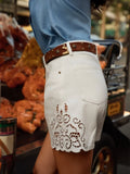 SHORT BLANC LIVIE