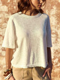 T-SHIRT ÉCRU MIRLEY
