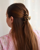 PINCE À CHEVEUX LEOPARD