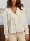 BLOUSE ÉCRUE BOANE