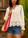 BLOUSE ÉCRUE BYLA