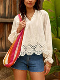 BLOUSE ÉCRUE BYLA