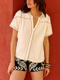 BLOUSE ÉCRUE TOAN