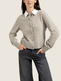 CARDIGAN BROWNISH GREY NOMI