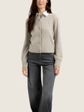 CARDIGAN BROWNISH GREY NOMI