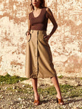 DÉBARDEUR MARRON DILA